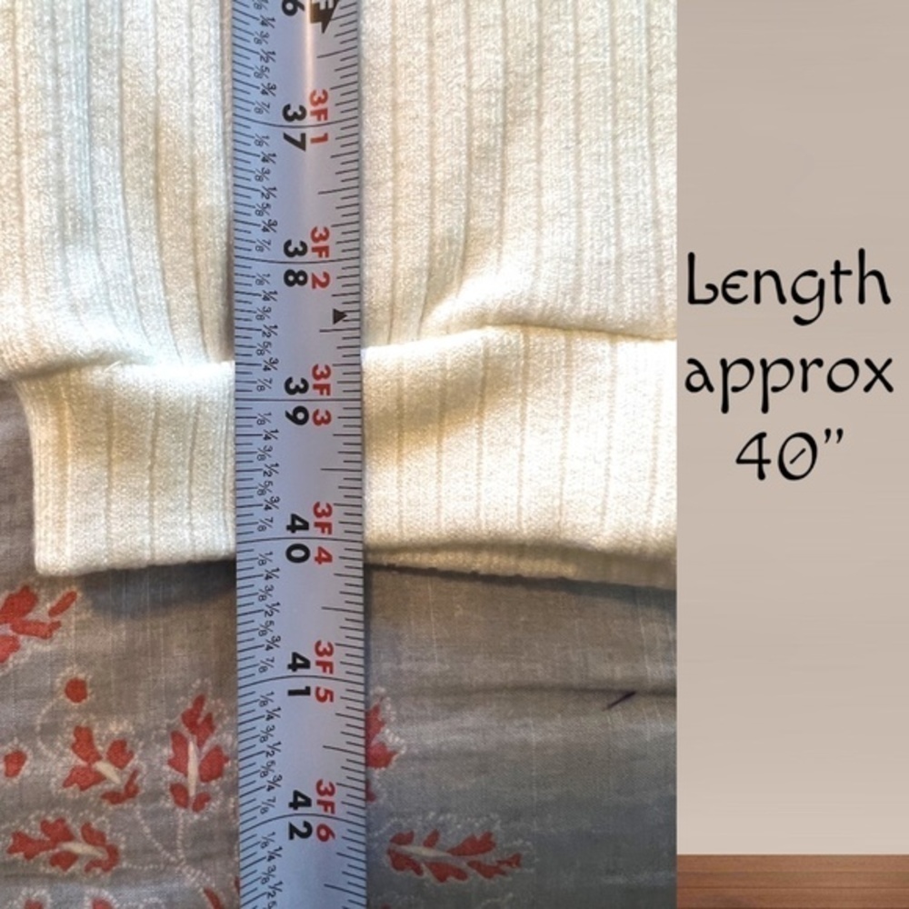 COPPER Key Ribbed Drawstring Jogger Pants with Pockets in Off White. - Picture 11 of 12